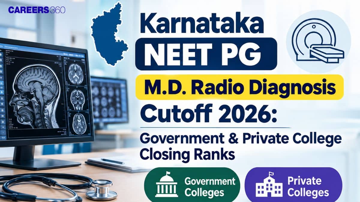 Karnataka NEET PG M.D. Radio Diagnosis Cutoff 2026: Government & Private College Closing Ranks